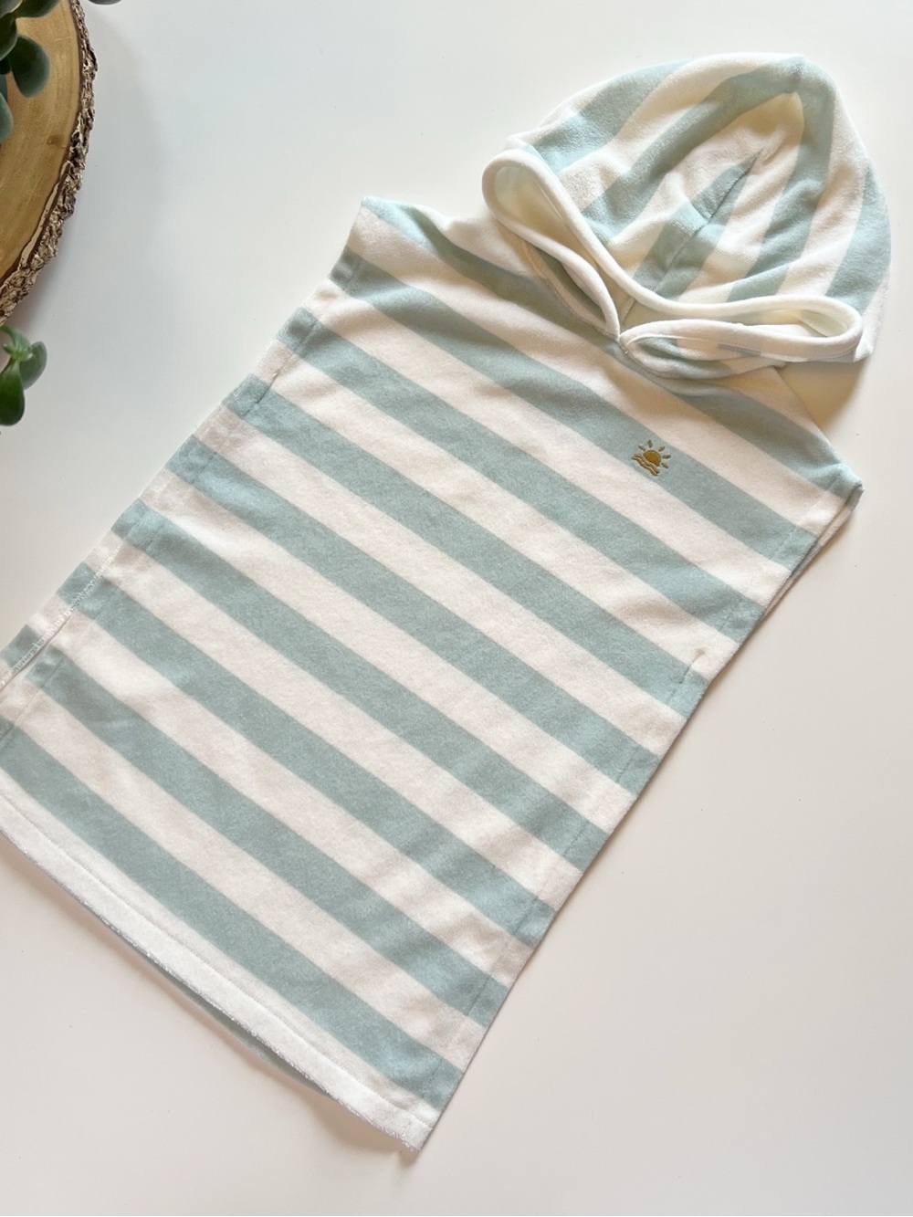 Little Co. by Lauren Conrad Striped Hooded Towel Cover-Up | 12-24m